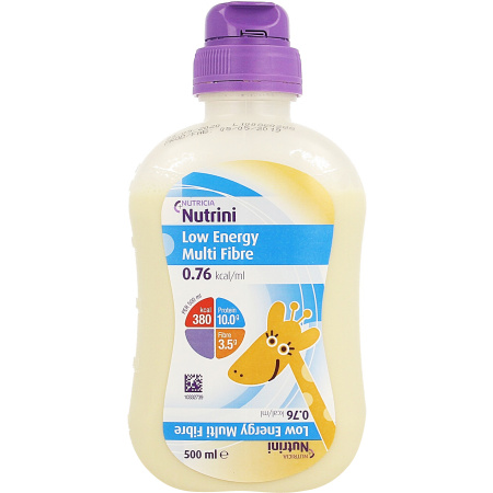 Nutricia Nutrini Low Energy Multi Fibre Sondevoeding Fles 500ml