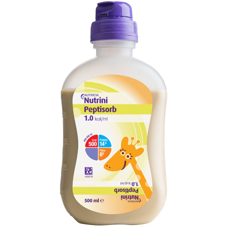 Nutricia Nutrini Peptisorb Volledige Sondevoeding Fles 500ml