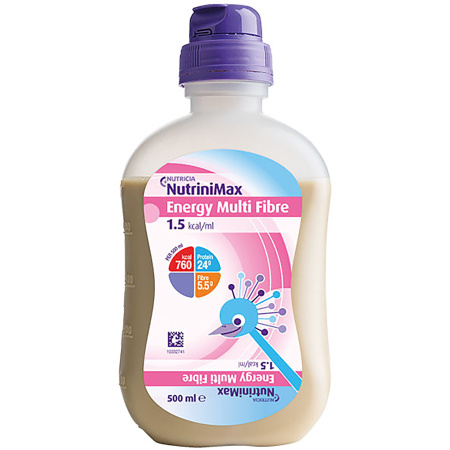 Nutricia NutriniMax Energy Multi Fibre Sondevoeding Fles 500ml