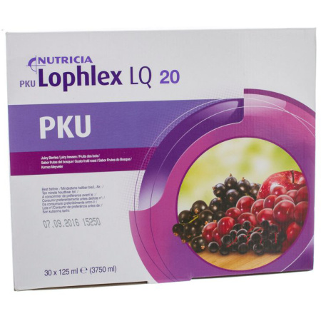 Nutricia PKU Lophlex LQ 20 Juicy Bosvruchten 30x125ml