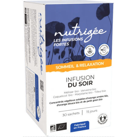 Nutrigée Les Infusions Fortes Bio Slaap Avondinfusie 30 Zakjes