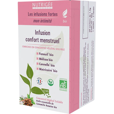 Nutrigée Infusie Menstruatiecomfort Bio 30 Zakjes
