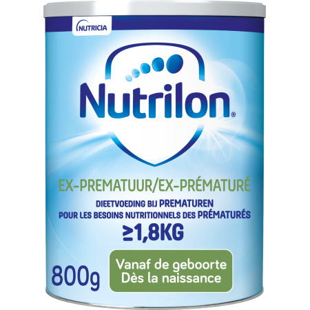 Nutrilon Ex-Prematuur Baby Vanaf De Geboorte Melkpoeder Bilk 800g