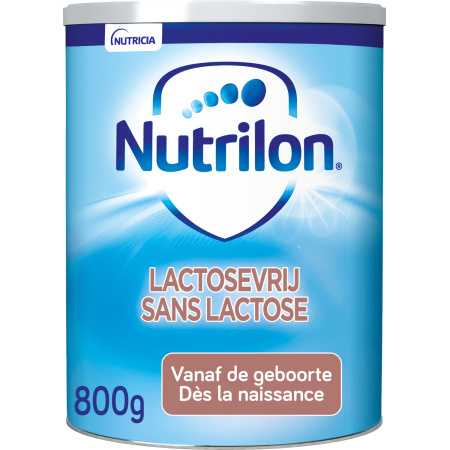 Nutrilon Lactosevrij Volledige Zuigelingenmelk Vanaf De Geboorte Melkpoeder Blik 800g