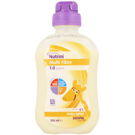 Nutricia Nutrini Multi Fibre Complete Voeding Per Sonde Fles 500ml