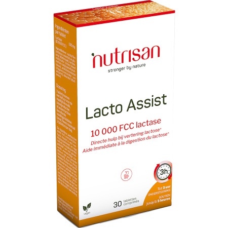 Nutrisan Lacto Assist Vegan 30 Tabletten