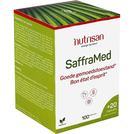 Nutrisan SaffraMed 100 Capsules + 20 Capsules Gratis
