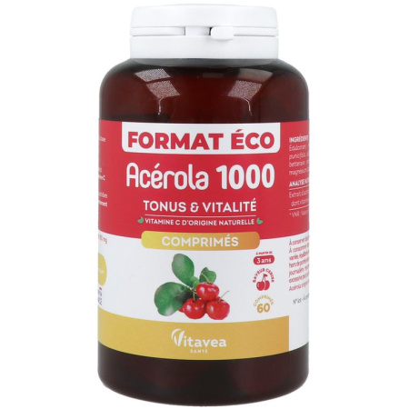 Vitavea Acerola 1000 Energie En Vitaliteit 60 Tabletten