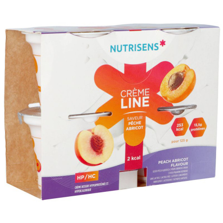 Nutrisens Crèmeline 2kcal Abrikoos 4x125g