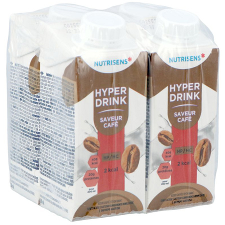 Nutrisens Hyperdrink 2kcal Koffie 4x200ml