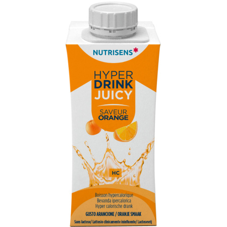 Nutrisens Hyperdrink Juicy Sinaasappel Smaak 4 x 200ml