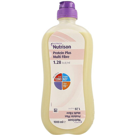 Nutricia Nutrison Eiwit Plus Multi Fibre Sondevoeding Fles 1000ml