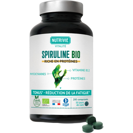 Nutrivie Bio Spirulina 200 Tabletten