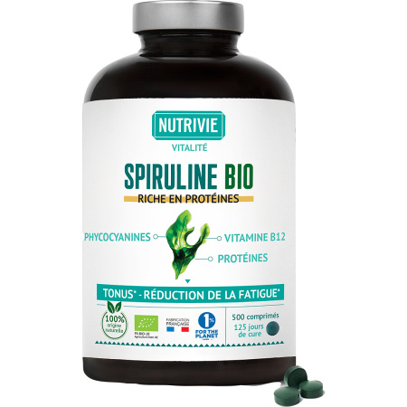 Nutrivie Bio Spirulina 500 Tabletten