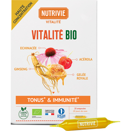 Nutrivie Bio Vitaliteitscomplex 20 Ampullen