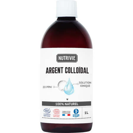 Nutrivie Colloïdaal Zilver 20 PPM Fles 1l