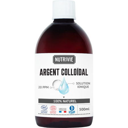Nutrivie Colloïdaal Zilver 20 PPM Fles 500ml