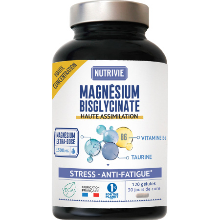 Nutrivie Magnesium Bisglycinaat Hoge Opname 120 Capsules