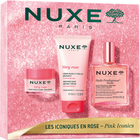 Nuxe Geschenkset Les Iconiques In Roze 3 Producten