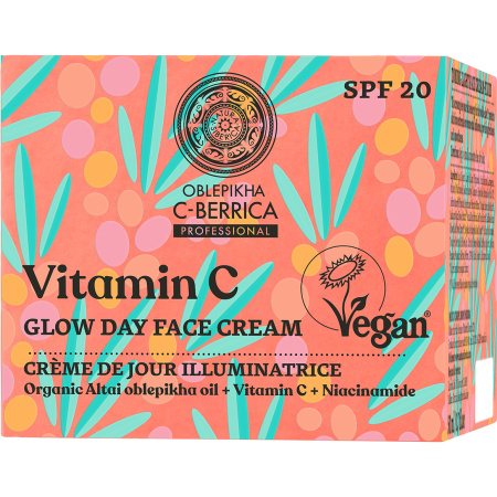 Oblepikha C-Berrica Professional Vitamine C Verhelderende Dagcrème SPF 20 Pot 50ml