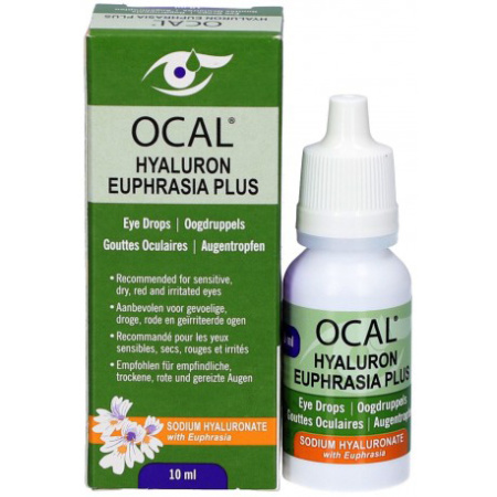 Ocal Hyaluron Euphrasia Plus Oogdruppels 10ml