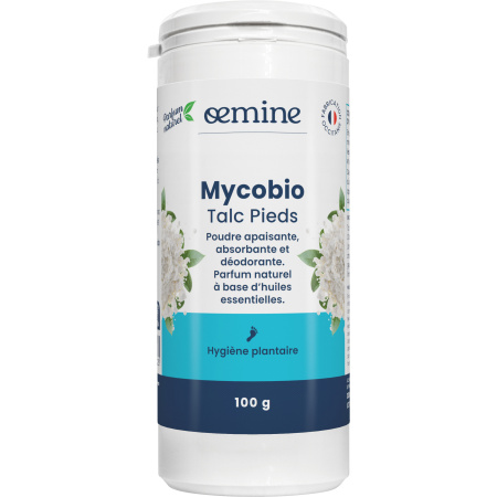 Oemine Mycobio Talc Toiletpoeder Met Biologische Essences Fles 100g