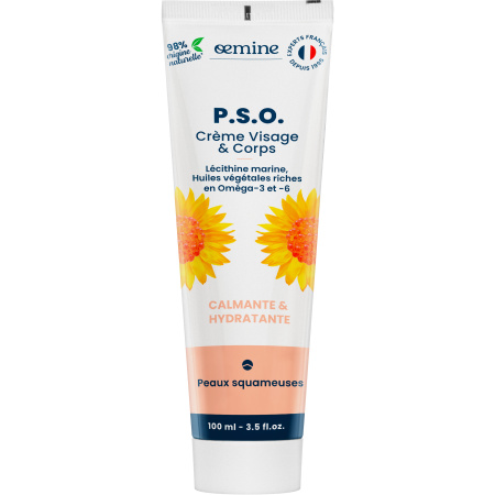 Oemine P.S.O. Hydraterende Kalmerende Crème Gezicht En Lichaam Tube 100ml