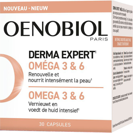Oenobiol Derma Expert Omega 3 En 6 30 Capsules