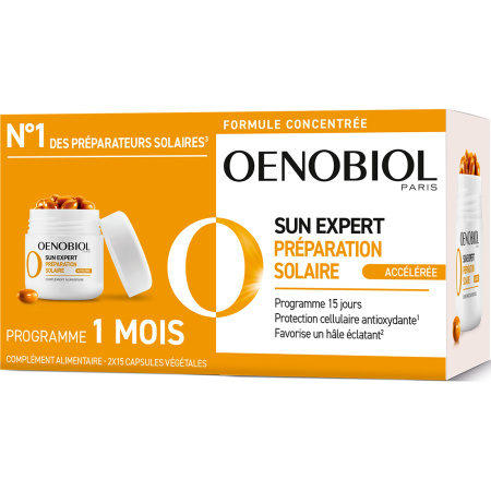 Oenobiol Sun Expert Anti-Aging Zonverzorging 2x15 Capsules