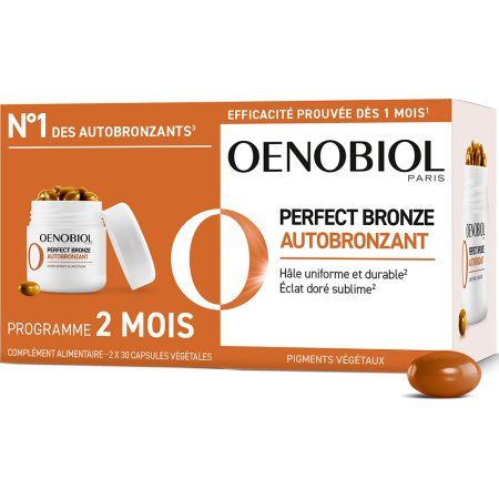 Oenobiol Sun Perfect Bronz Voedingssupplement 2x30 Capsules