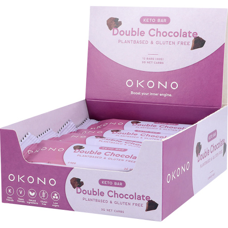 Okono Energy Bar Dubbele Chocolade 40g