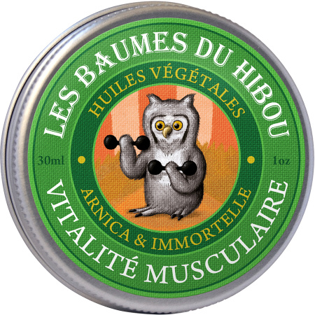 Les Baumes Du Hibou Musculaire Vitaliteit Bio Pot 30ml
