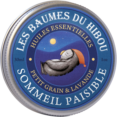 Les Baumes Du Hibou Rustige Slaap Bio Pot 30ml
