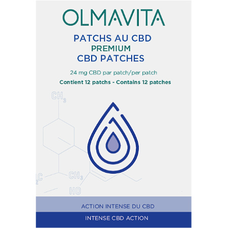 Olmavita CBD Pleisters 24mg 12 Stuks