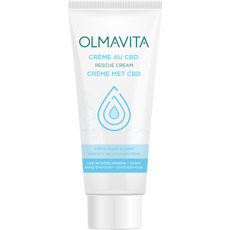 Olmavita Rescue CBD-Crème Voor Gezicht En Lichaam Tube 100ml
