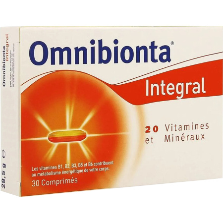 Omnibionta Integral Voedingssupplement 30 Tabletten