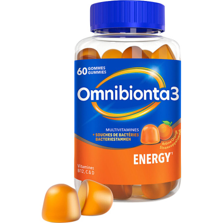 Omnibionta3 Energy Multivitaminen + Bacteriestammen 30 Gummies