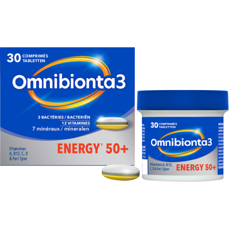 Omnibionta3 Energy 50+ Voedingssupplement 30 Tabletten