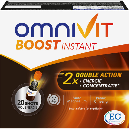 Omnivit Boost Instant Energie En Concentratie 20 Flessen