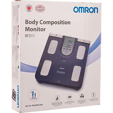 Omron Lichaamscompositiemeter <150kg Blauw (BF511B)