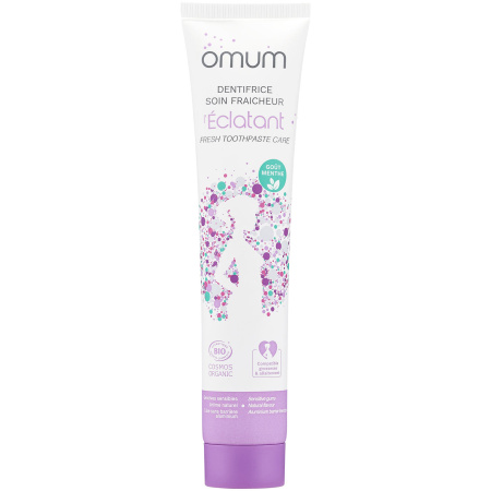 Omum L'Éclatant Verzorgende En Verfrissende Tandpasta Muntsmaak Tube 75ml