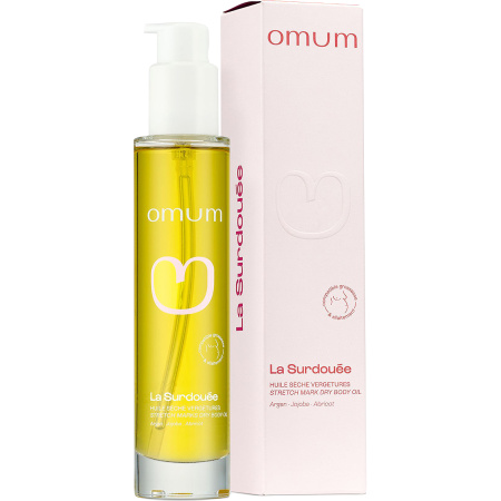 Omum La Surdouée Droge Lichaamsolie Tegen Zwangerschapsstriemen Bio 100ml