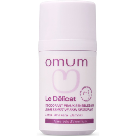 Omum Le Délicat Deodorant Gevoelige Huid 24-Uur Bio Roll-On 50ml