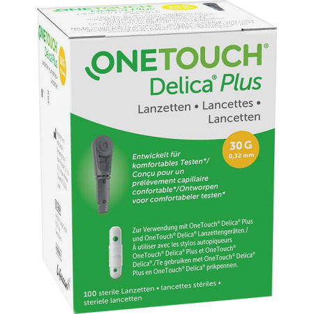 OneTouch Delica Plus Lancetten 100 Stuks