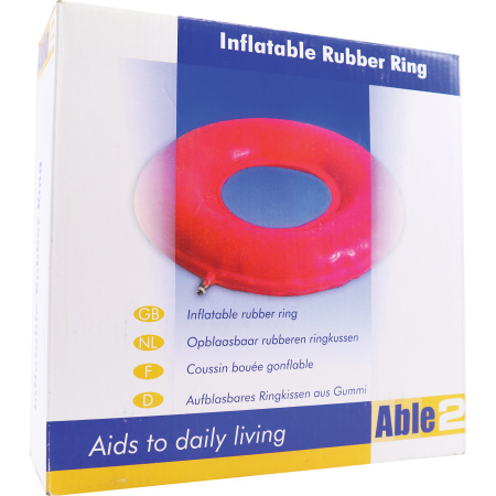 Opblaasbaar Rubberen Ringkussen 41cm Stuk 1