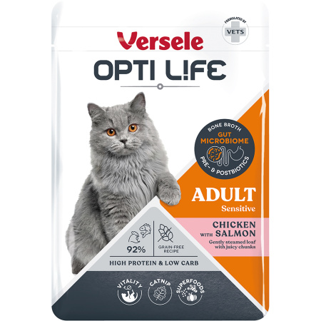 Opti Life Adult Terrine Met Zalm En Kip 85g