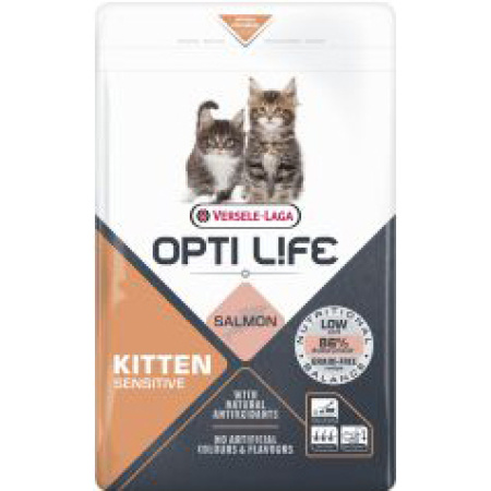 Opti Life Sensitive Kitten Kittens Met Zalm 1kg