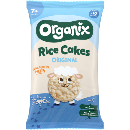 Organix Bio Originele Rijstwafels Voor Baby +7 Maanden 40g