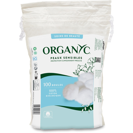 Organyc Beauty Biologische Wattenbollen 100 Stuks