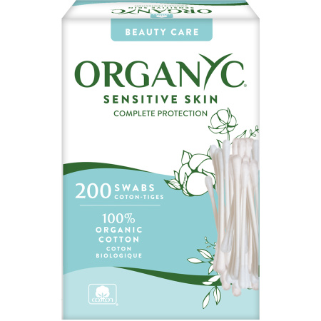 Organyc Beauty Biologische Wattenstaafjes 200 Stuks